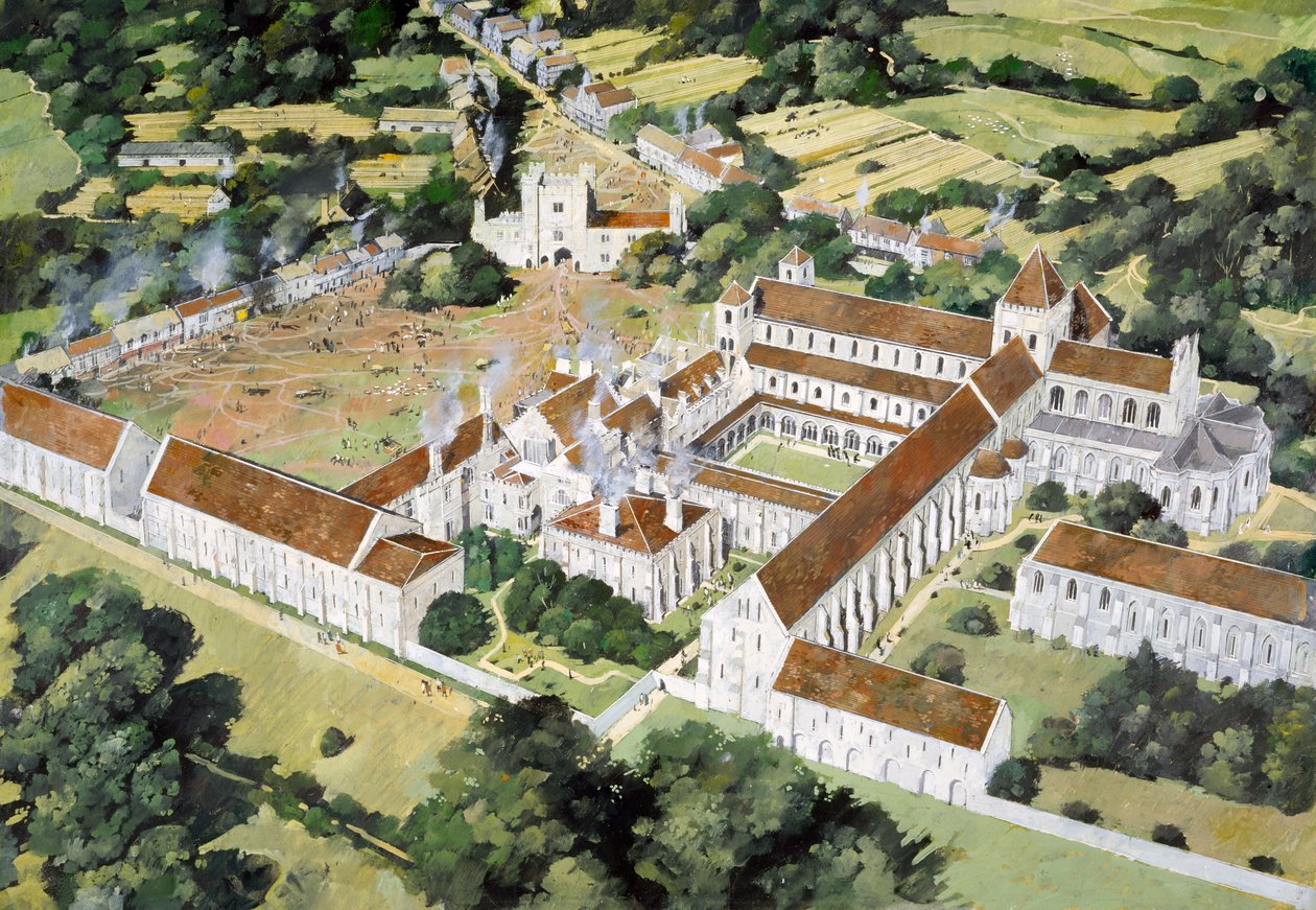 Battle Abbey, 16e eeuw door Ivan Lapper