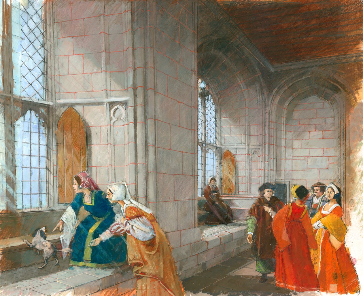 Kenilworth Castle, ca. 1480-1600, ca. 1990-2010 door Ivan Lapper