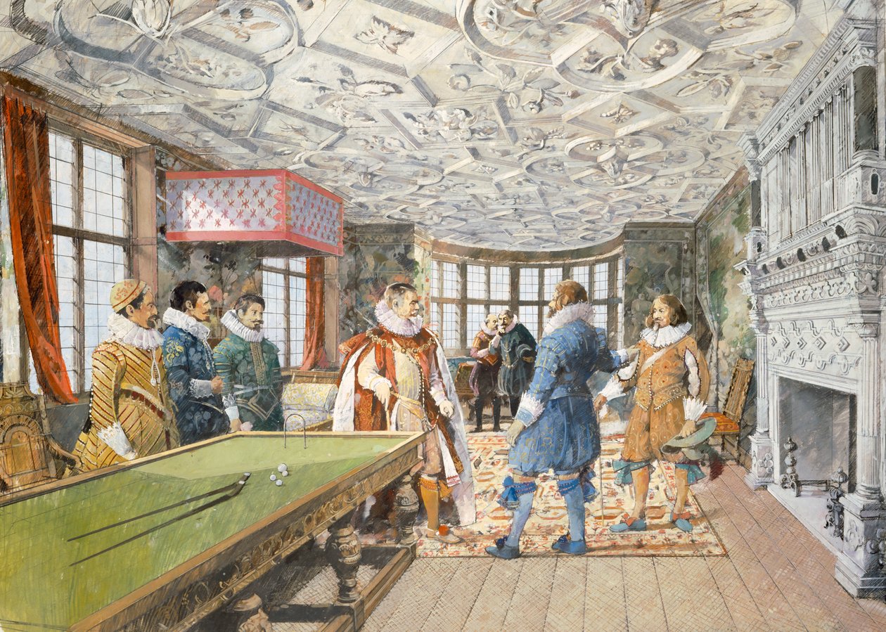 Kirby Hall, begin 17e eeuw, c1990-2010 door Ivan Lapper