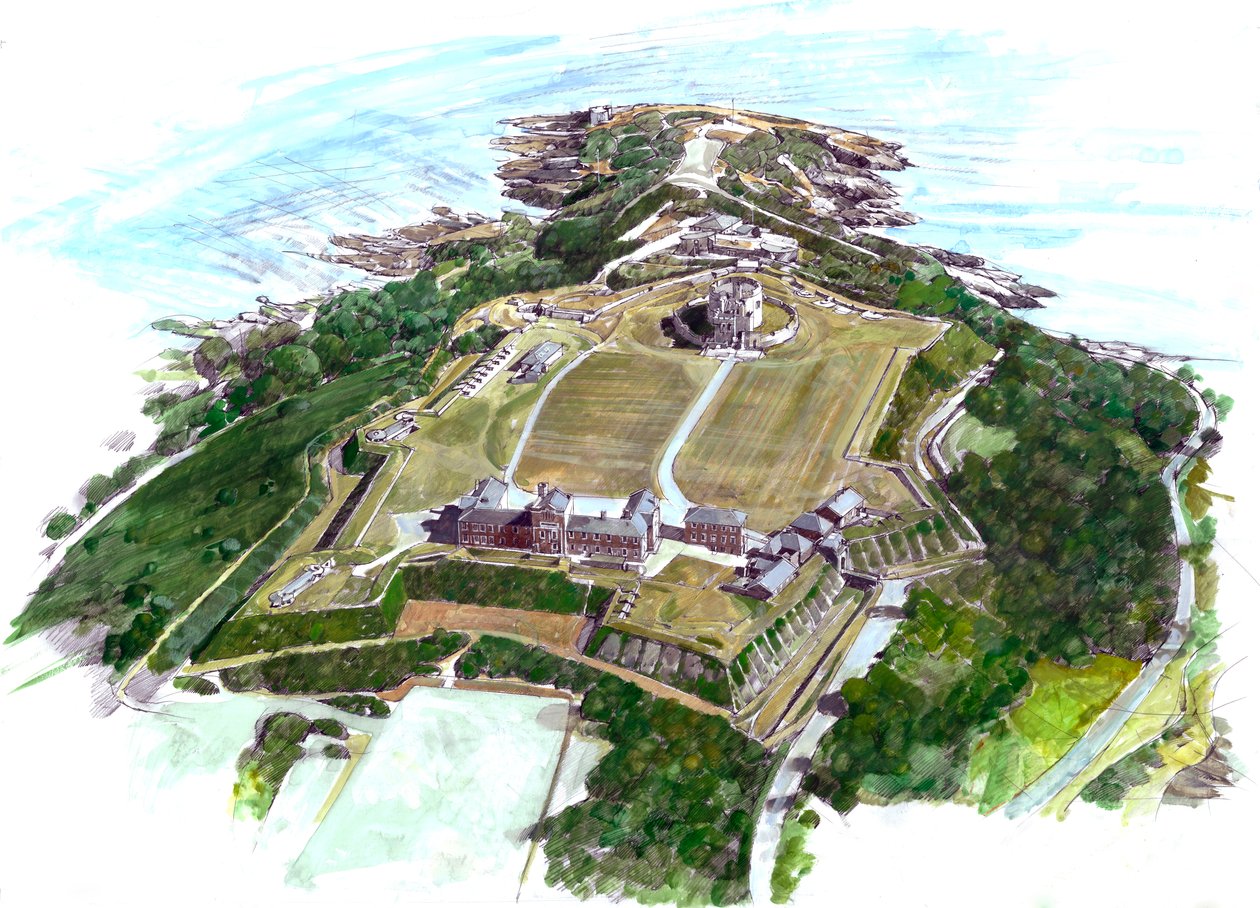 Pendennis Castle, ca. 2010 door Ivan Lapper