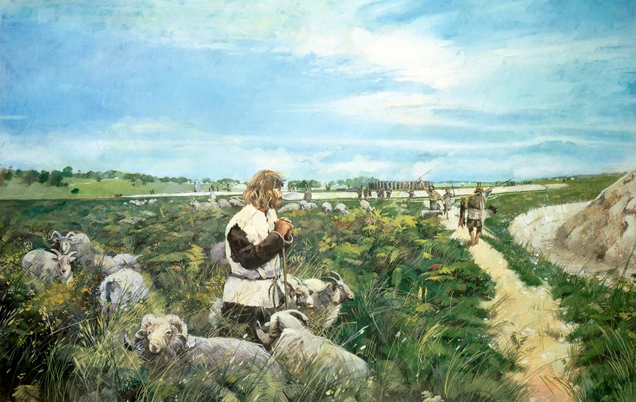 Stonehenge landschap door Ivan Lapper