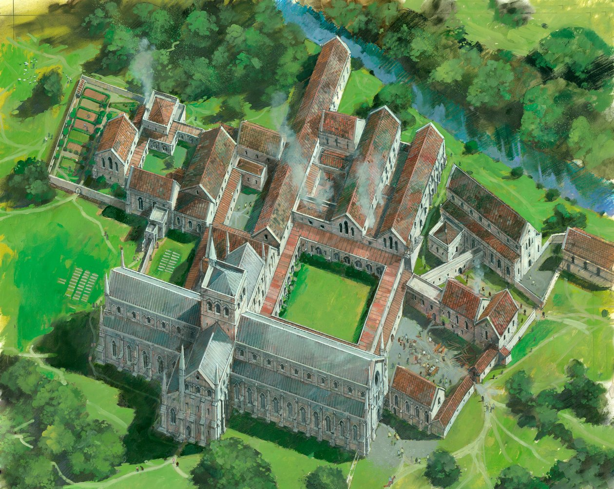 Waverley Abbey, Farnham, Surrey door Ivan Lapper