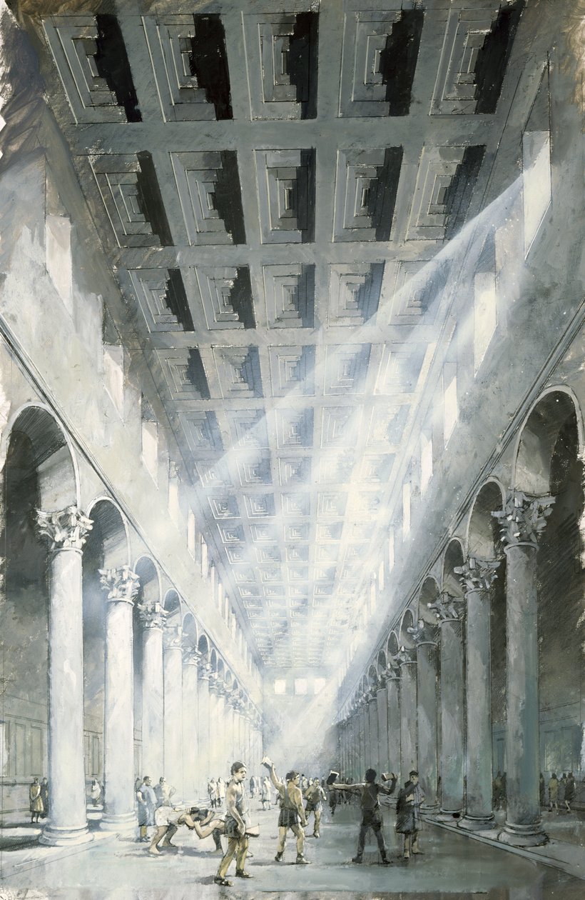 Romeinse stad Wroxeter door Ivan Lapper