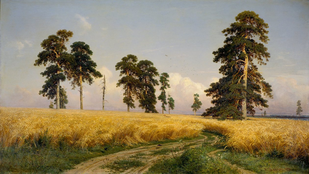 Rogge door Ivan Ivanovich Shishkin