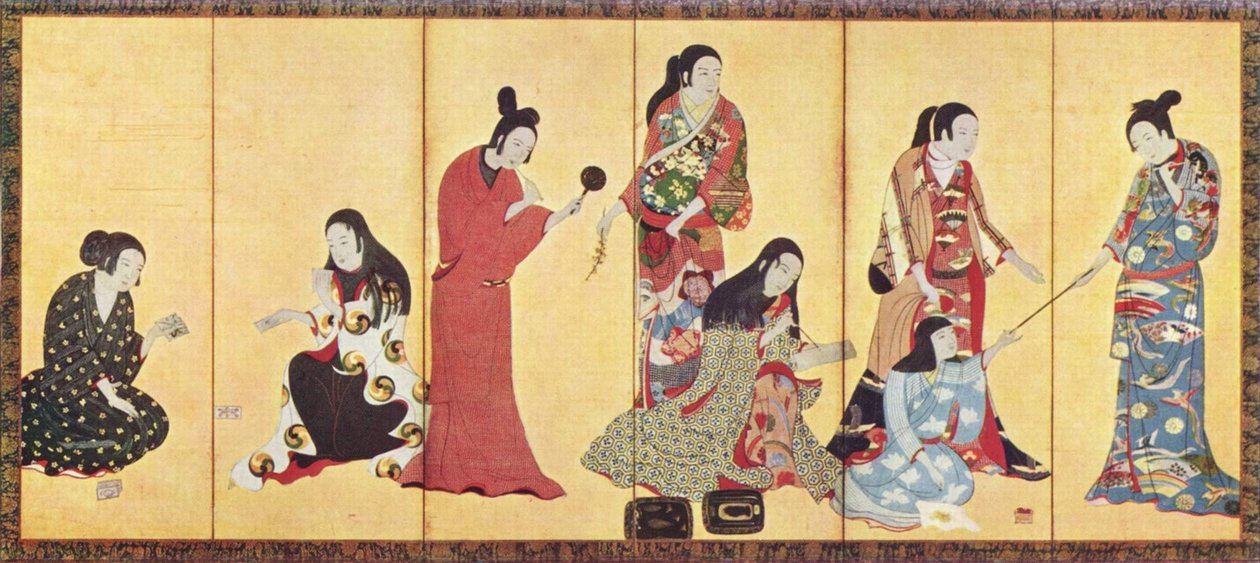 Matsuura Byobu door Iwasa Matabei