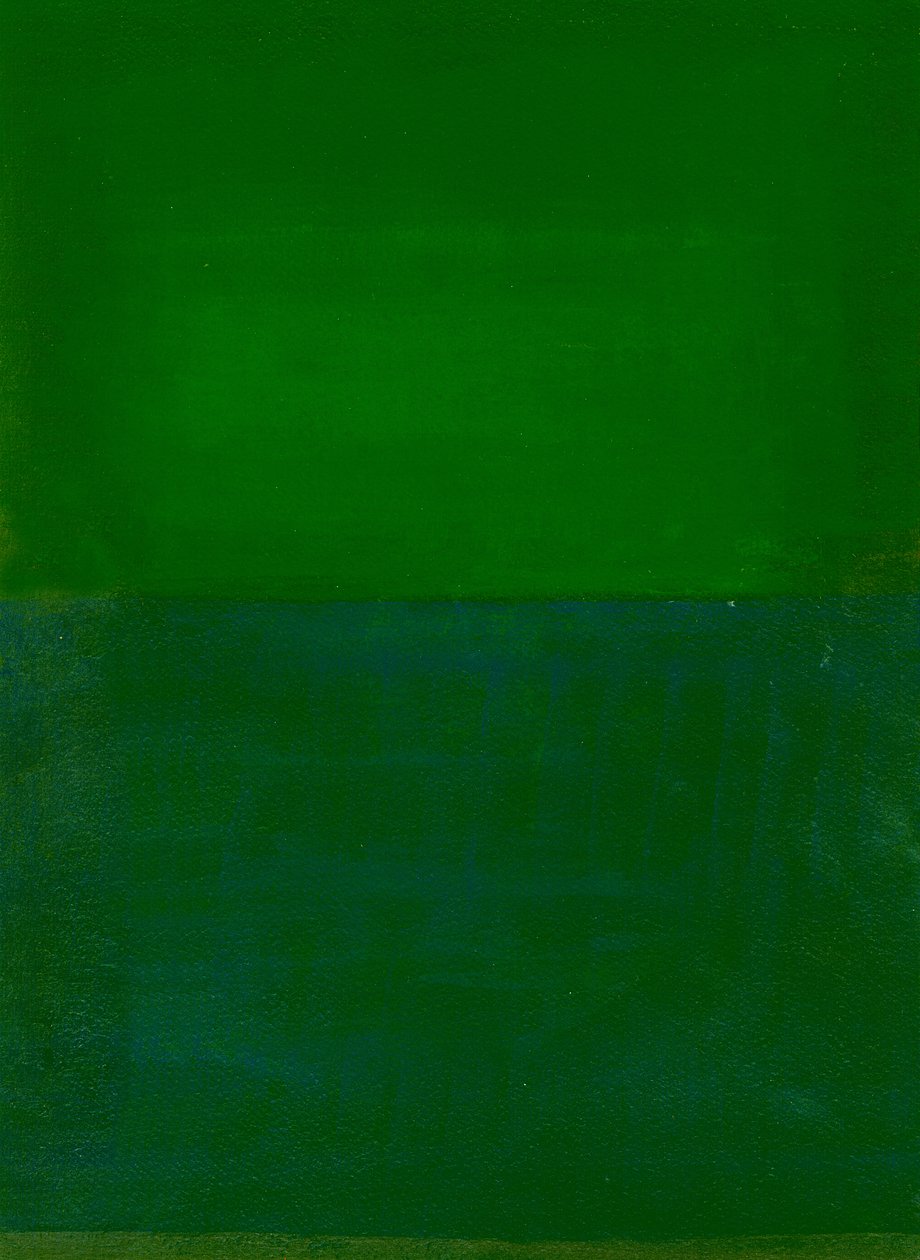 Ruimte, Tijd, Beweging, Groen, 2010 door Izabella Godlewska de Aranda