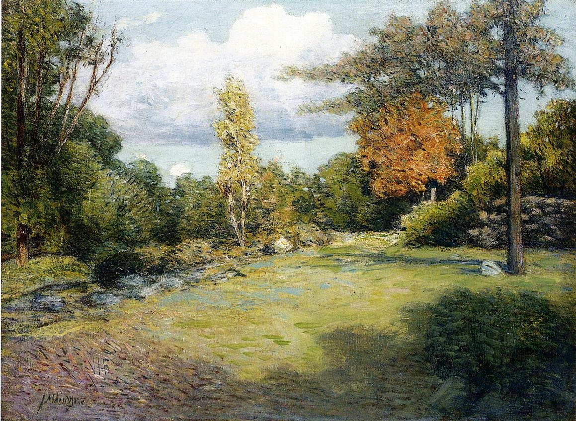 Herfstdagen door J. Alden Weir