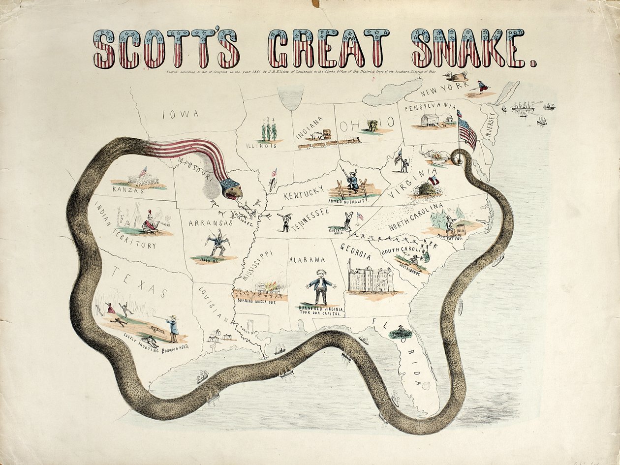 Scotts Grote Slang, 1861 door J. B. Elliott