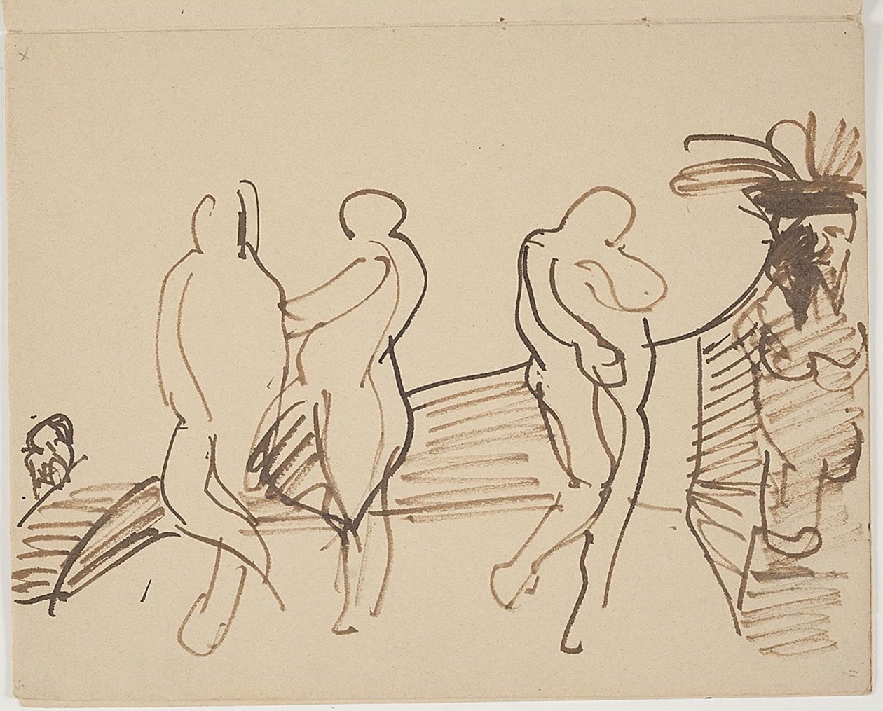 Figurencompositie II door J.A. Jerichau (II)