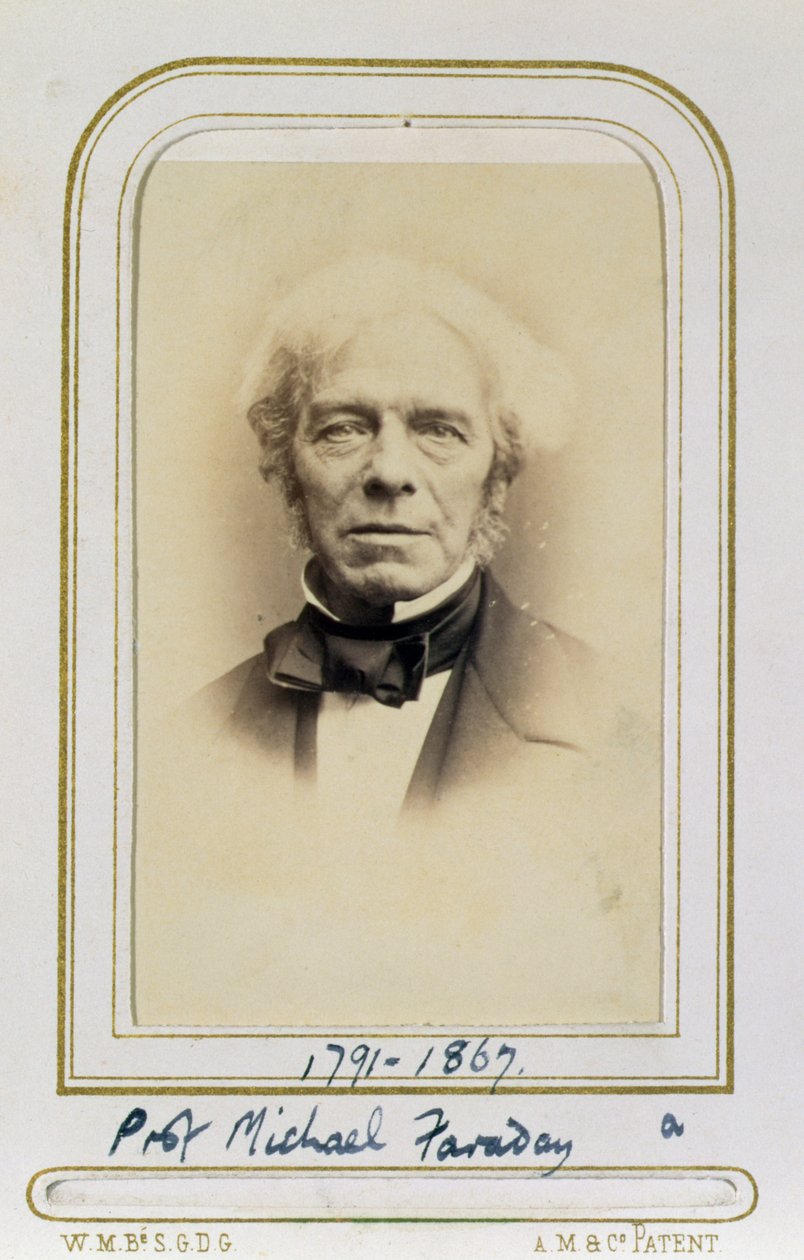 Portret van Michael Faraday (1791-1867) door J.C. Watkins