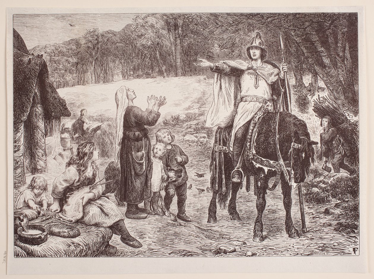 De ridder van de kolenbranderhut door J.C. Nielsen