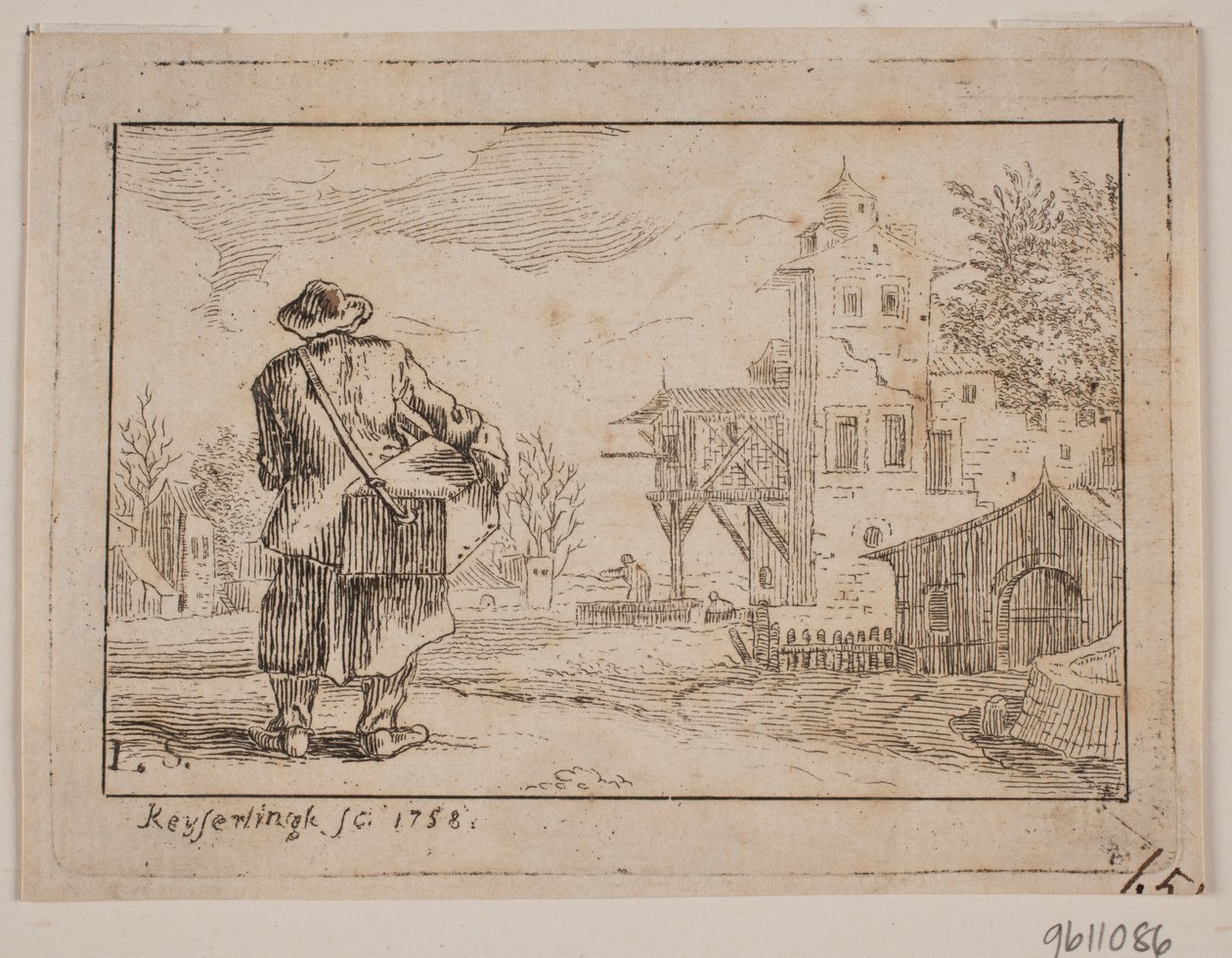 Een Marskramer door J.E. Keyserlingk