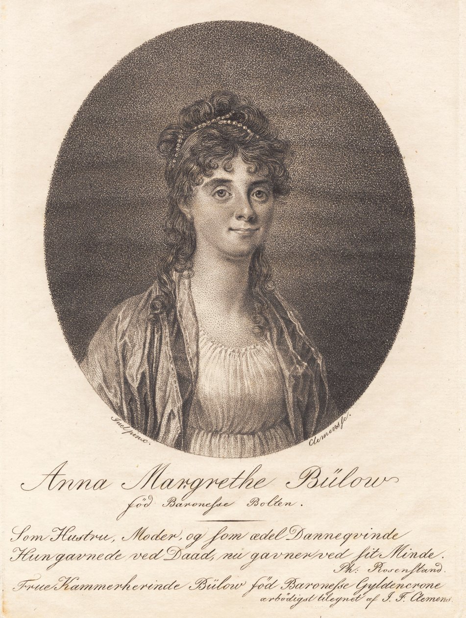 Anna Margrethe Bülow door J.F. Clemens