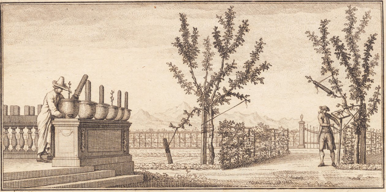 Haven van Genthod door J.F. Clemens