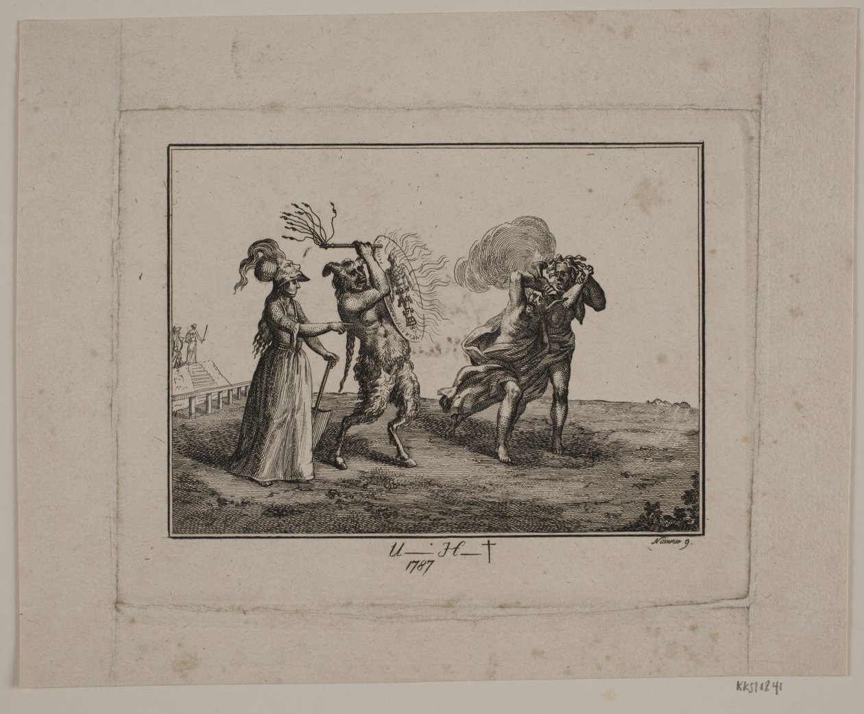 De handschriftenverzamelaar Arni Magnusson door J.F. Clemens
