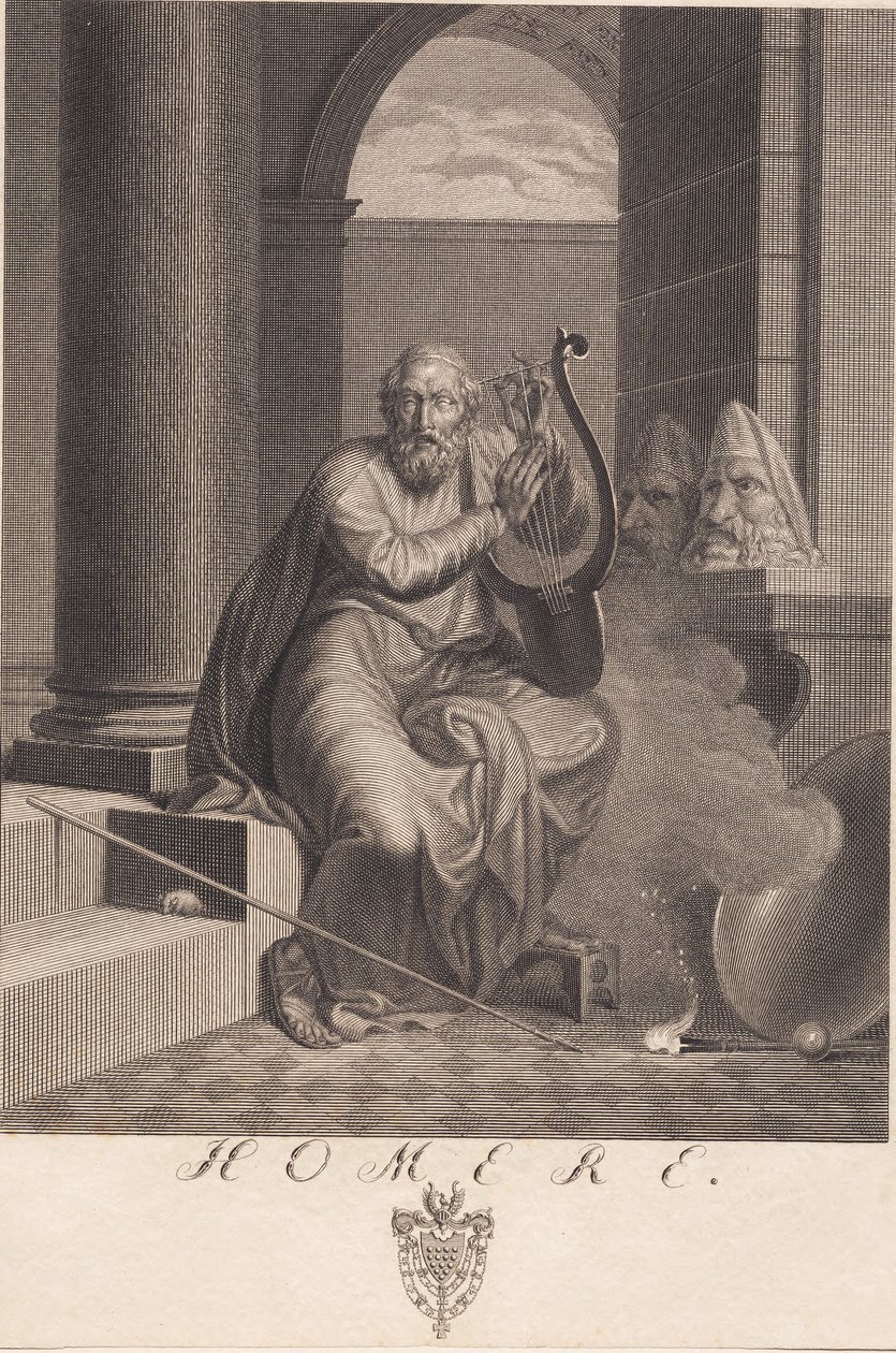 Homerus door J.F. Clemens