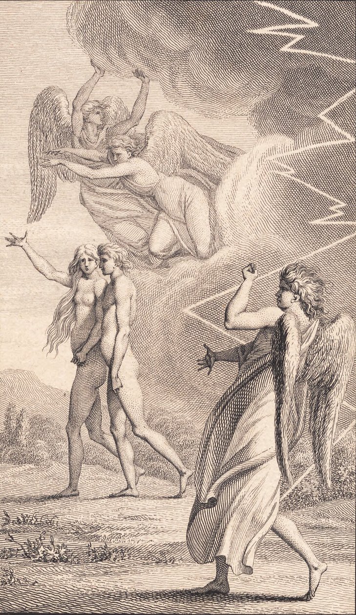 Illustratie bij Ewalds "Adam en Eva". V door J.F. Clemens