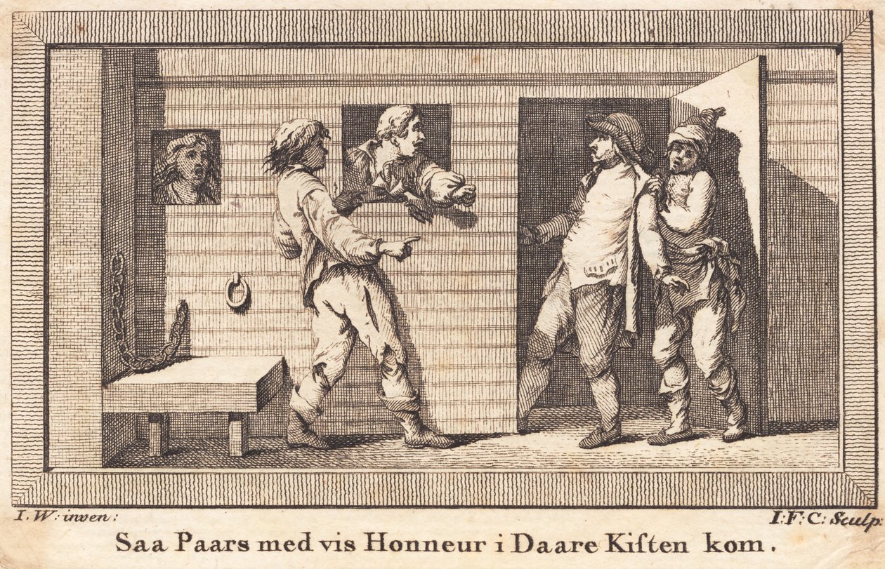 Peder Paars wordt in de gekkenkast gezet door J.F. Clemens