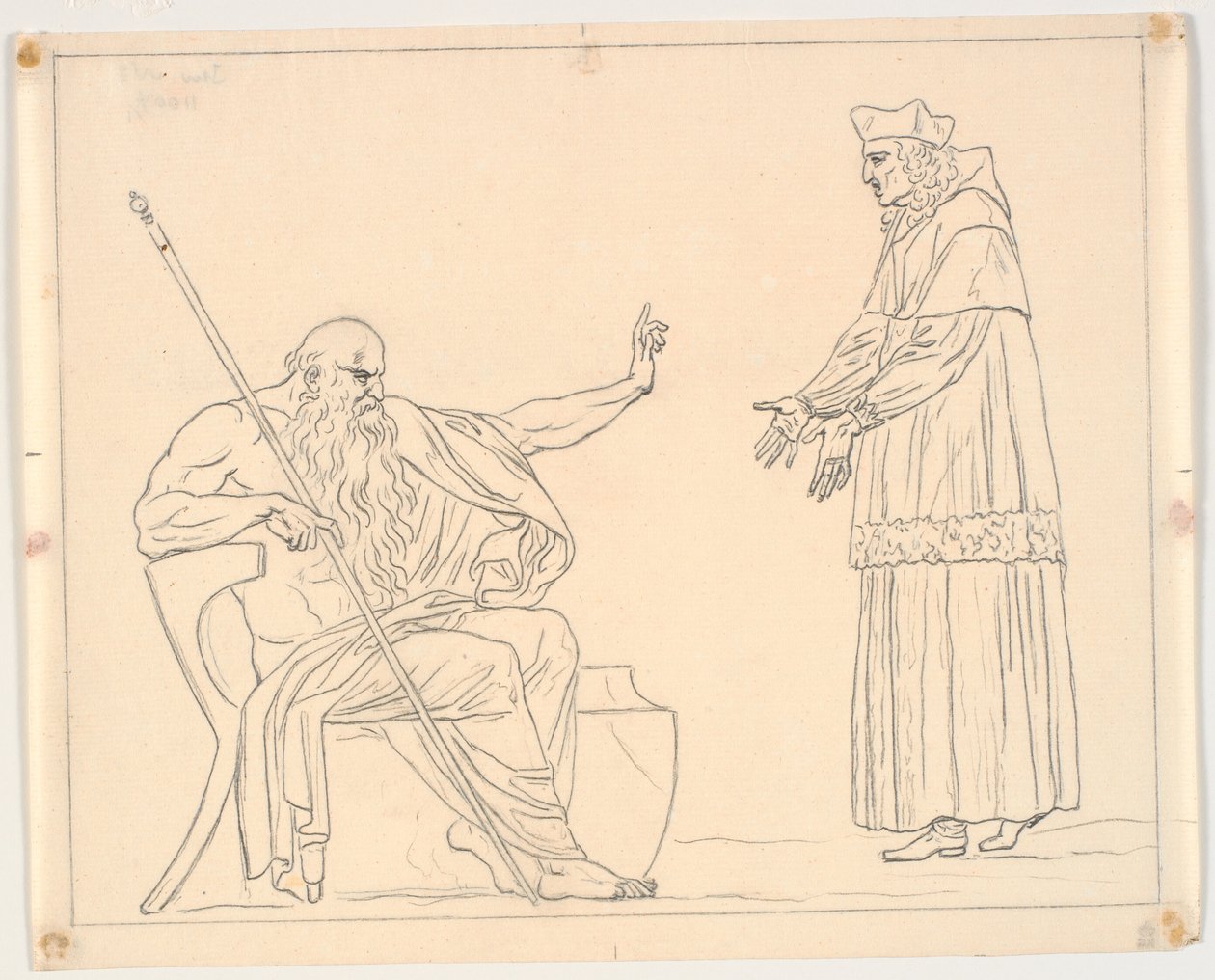 Richelieu voor Rhadamanthos door J.F. Clemens