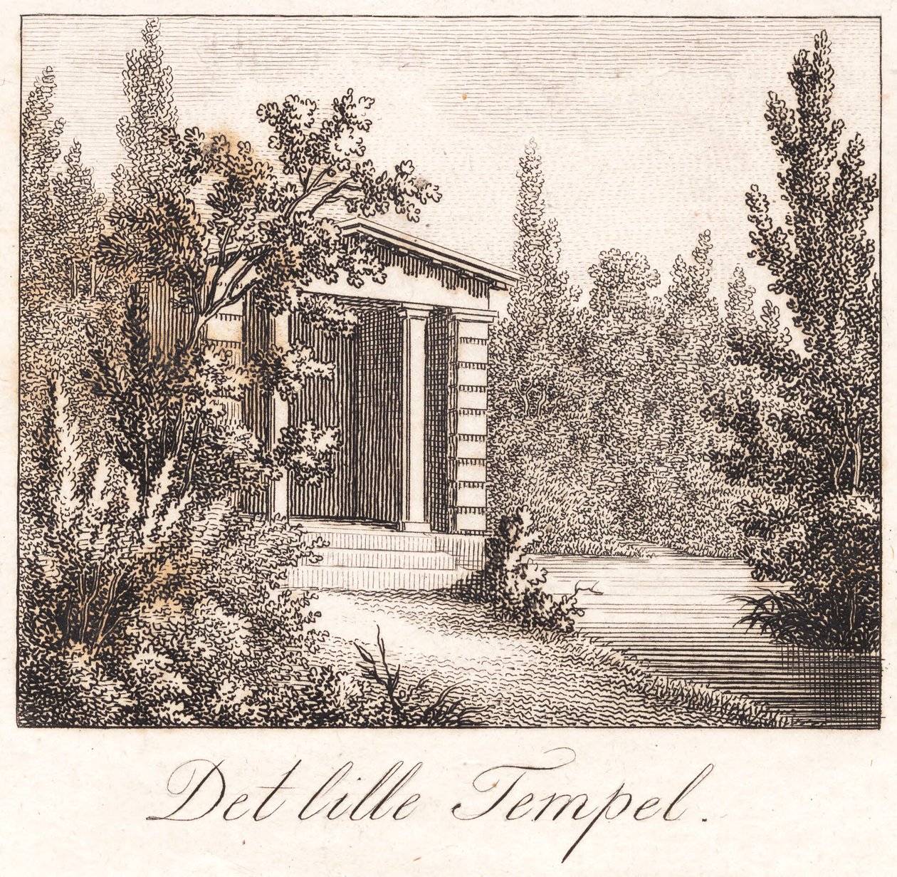 Sanderumgaards tuin door J.F. Clemens