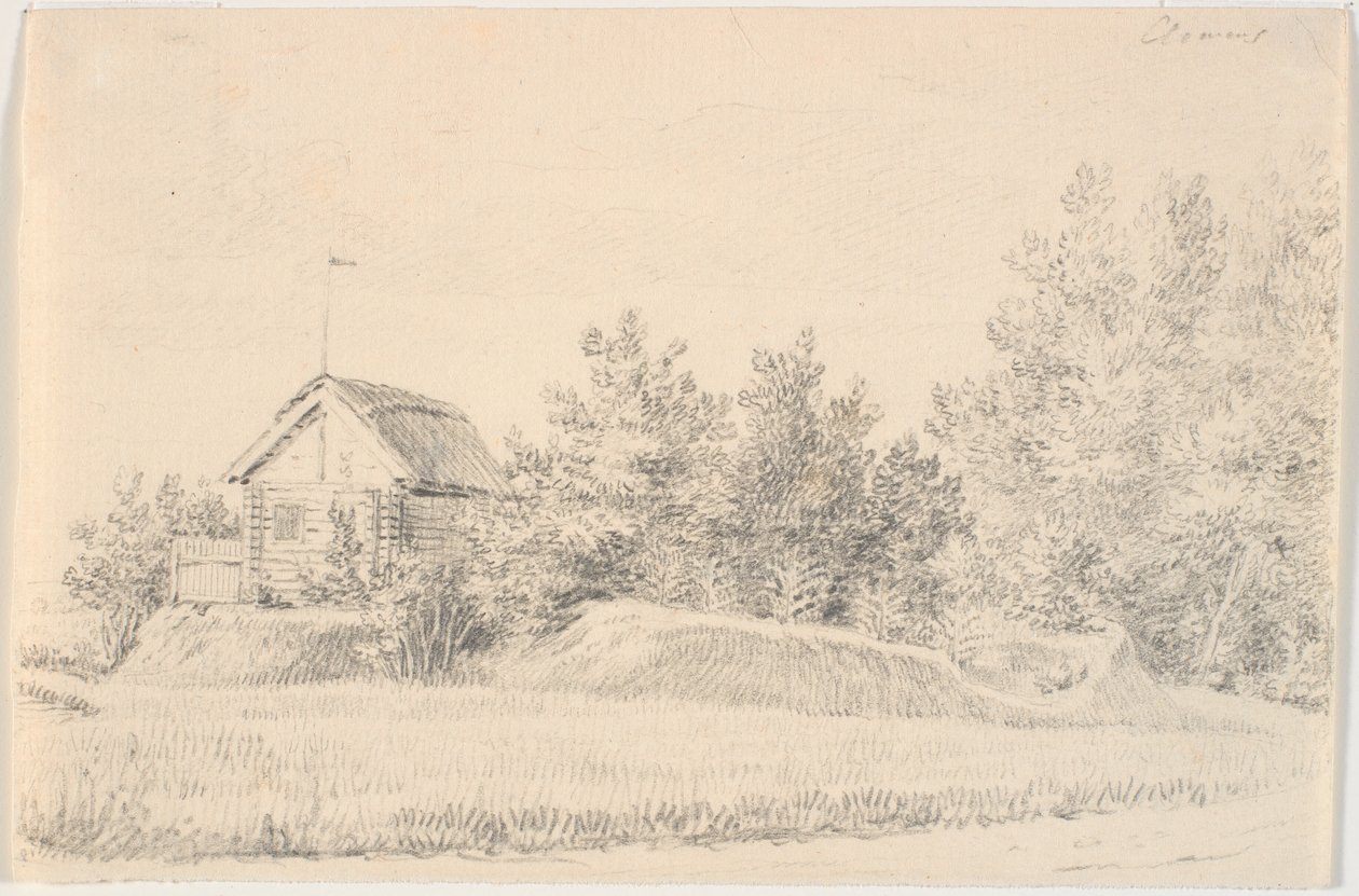 Tuin van Sanderumgaard door J.F. Clemens