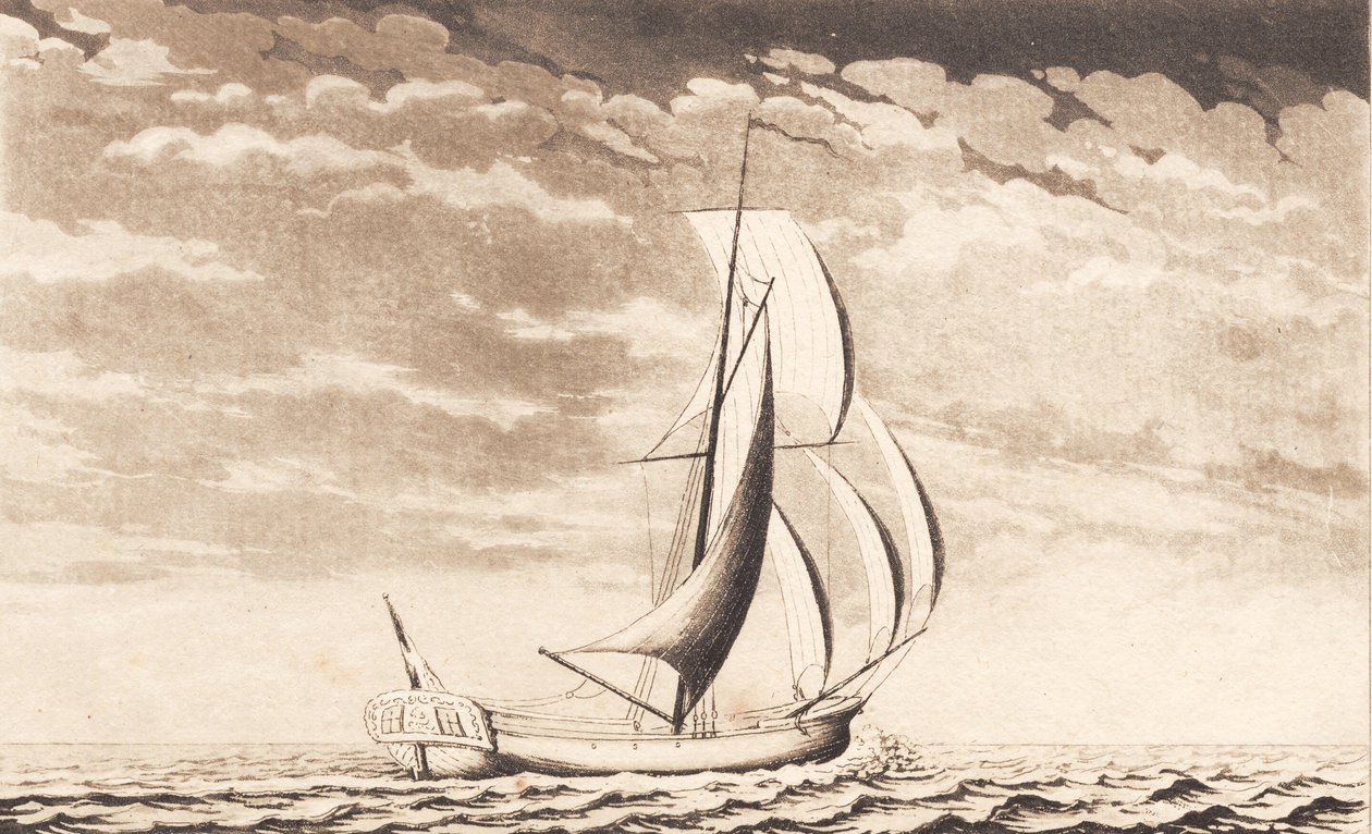 Suite van schepen. Koningsjacht door J.F. Clemens