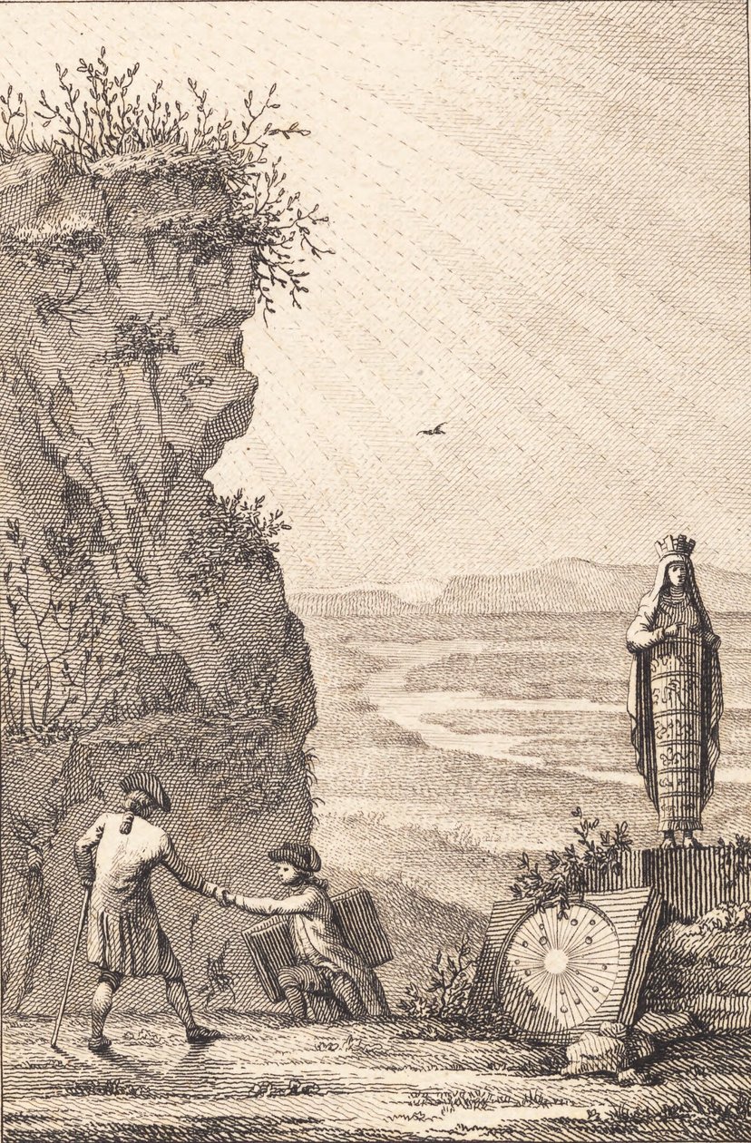 Titelgravure voor Olavides door J.F. Clemens