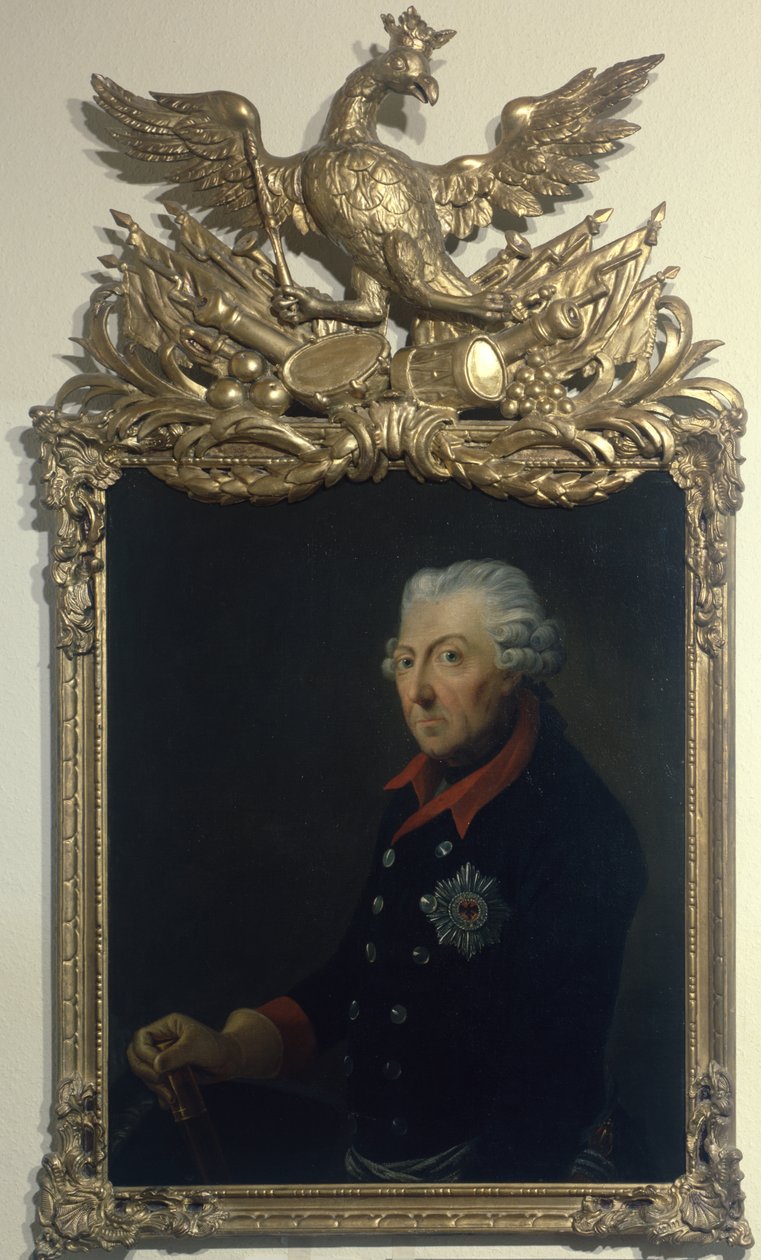 Frederik II van Pruisen door J.H.C. Franke