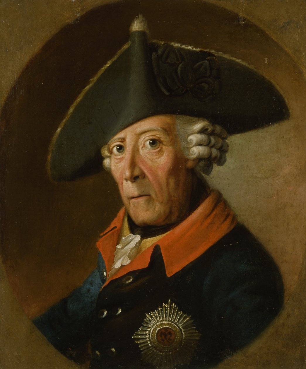 Frederik II de Grote van Pruisen door J.H.C. Franke