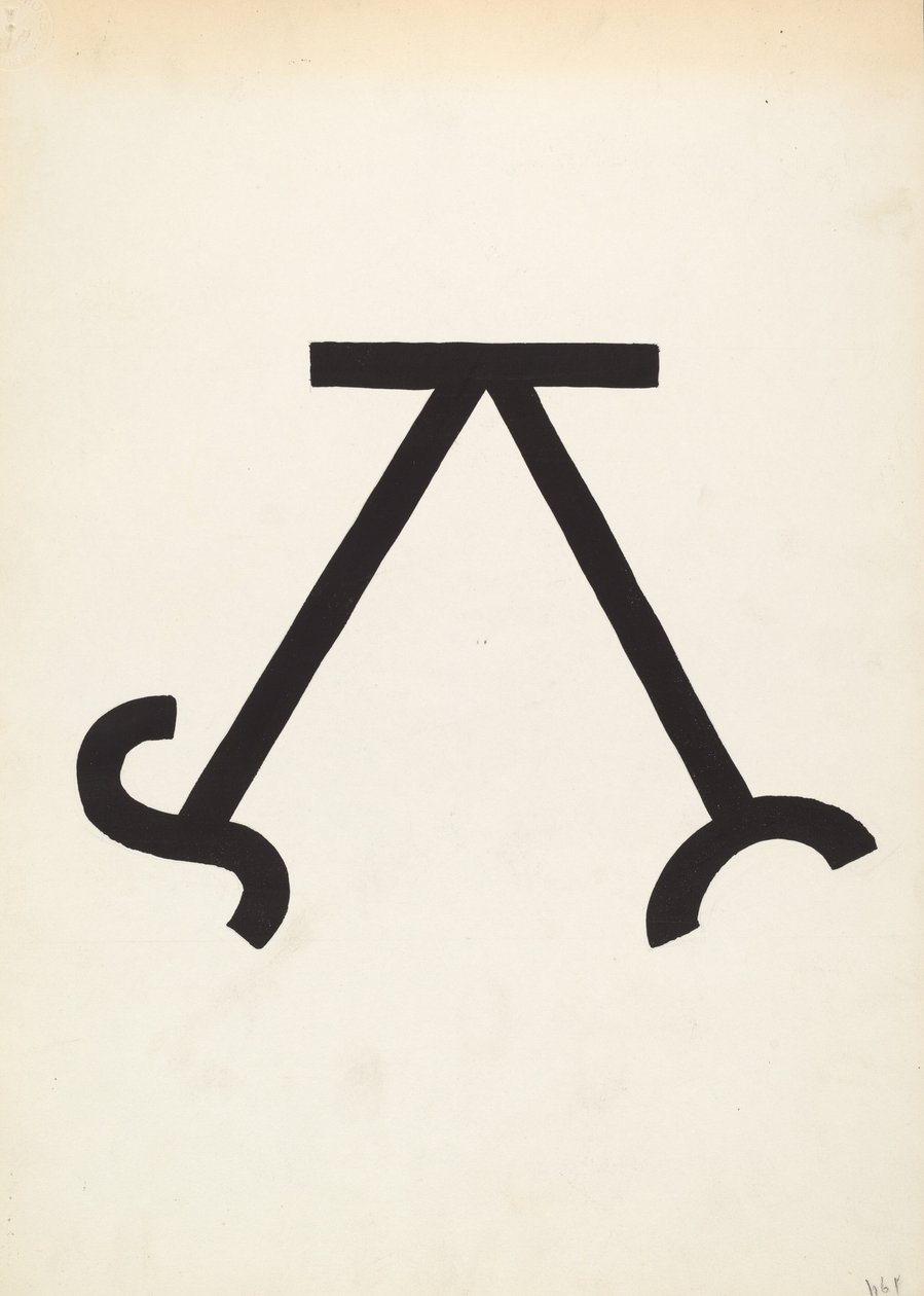 Vee-brandmerk, ca. 1936 door J.Henry Marley