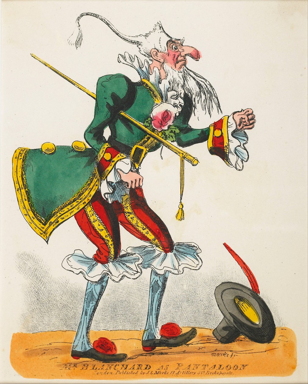 Theatraal portret door J.L. Marks
