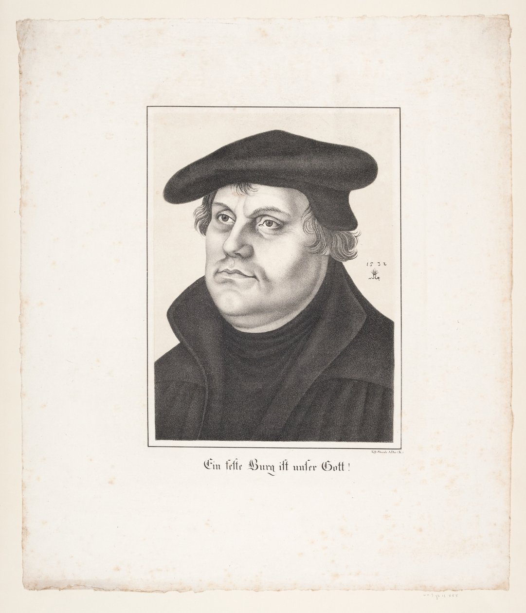 Martin Luther door J.L. Lund