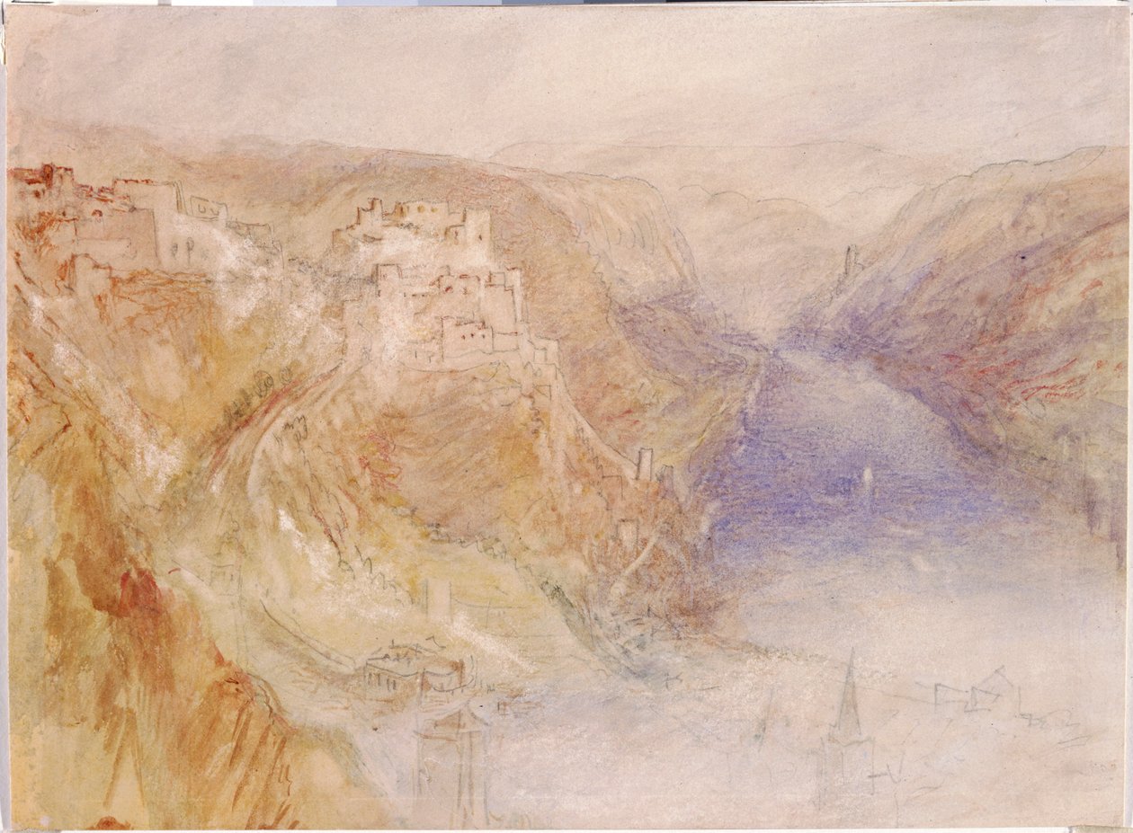 Ehrenbreitstein door Joseph Mallord William Turner