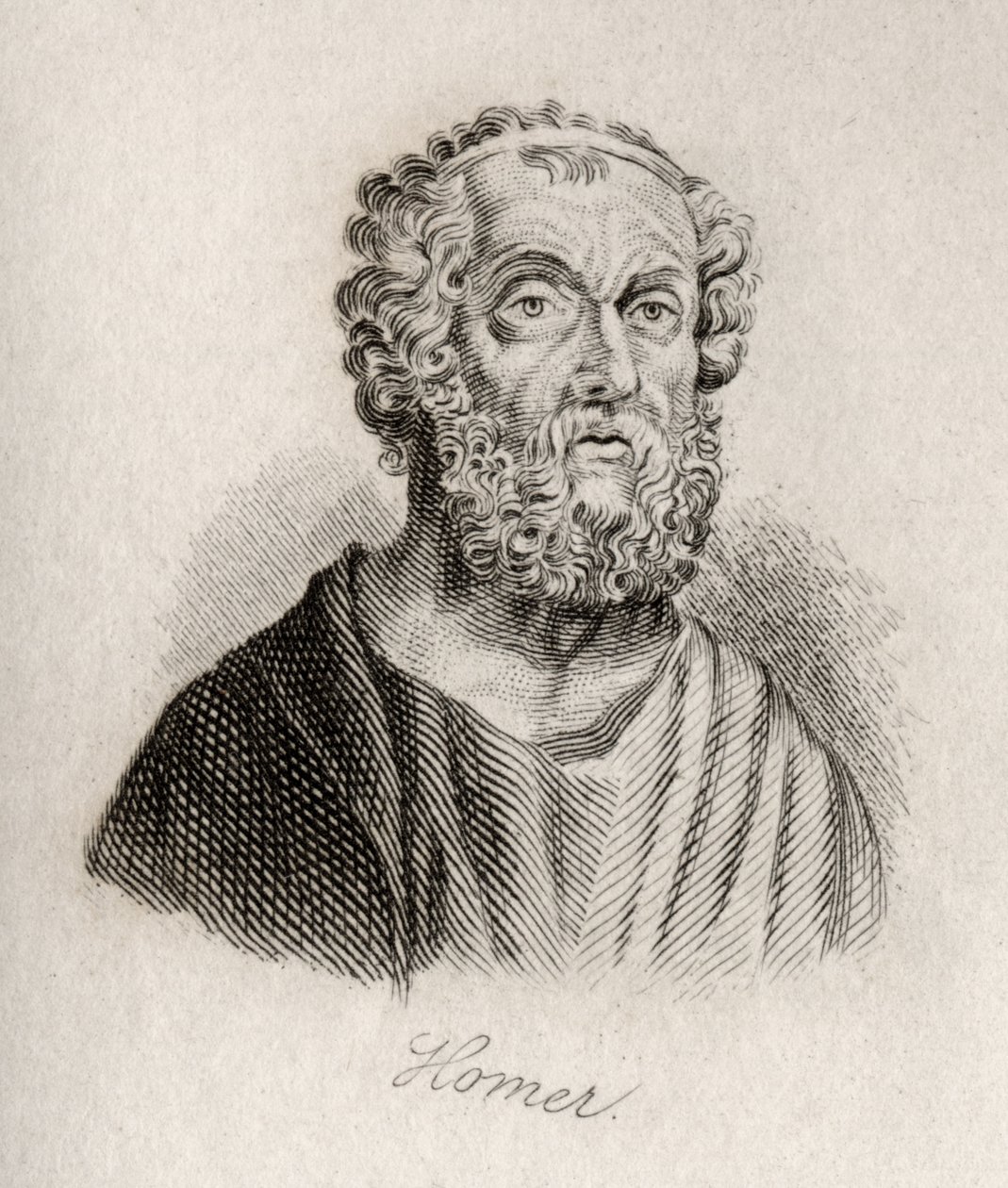 Homerus door J.W. Cook