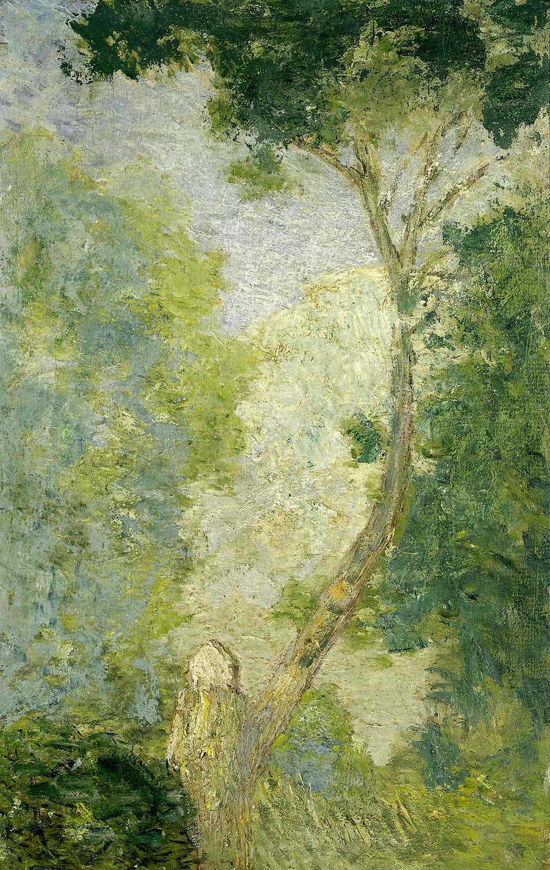 (Landschap) door J. Alden Weir