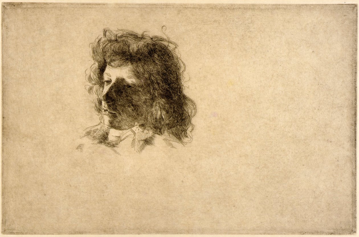 Een hoofd door J. Alden Weir