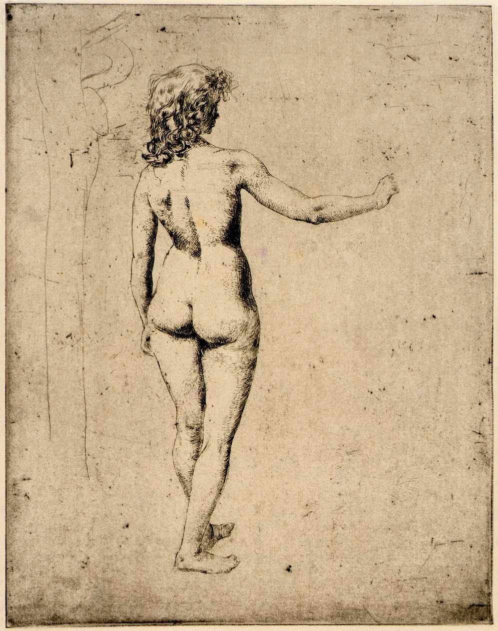 Naaktstudie door J. Alden Weir
