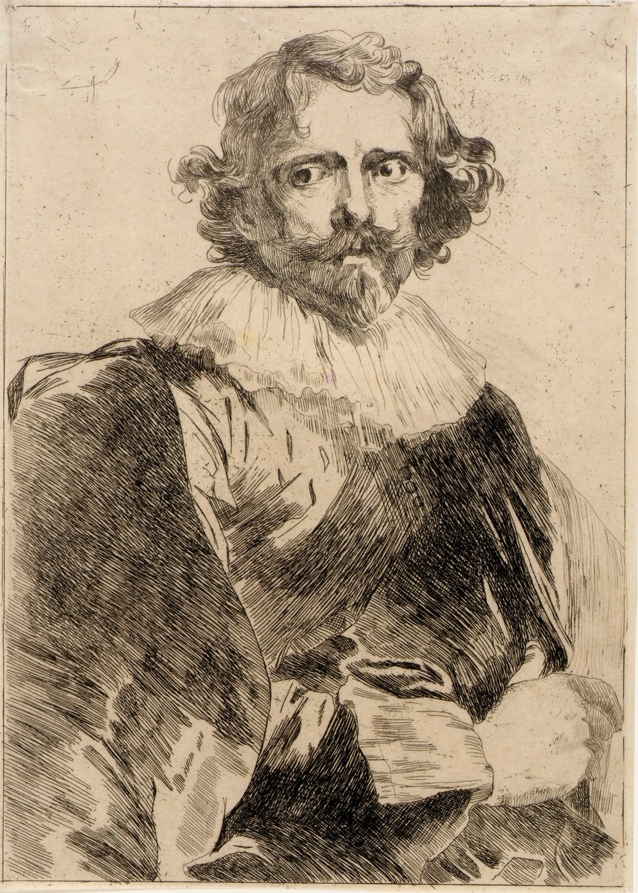 Portret van Lucas Vorsterman door J. Alden Weir