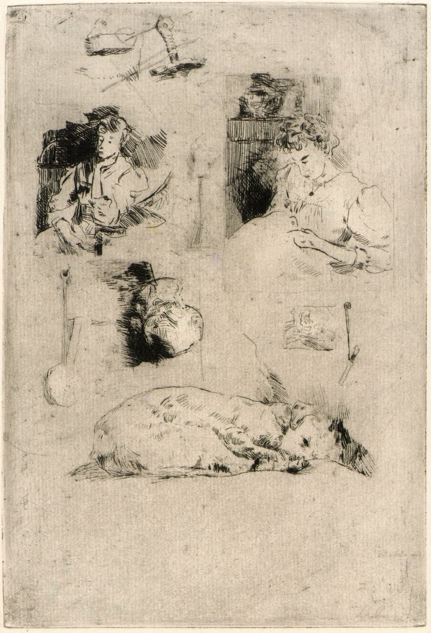 Studies door J. Alden Weir