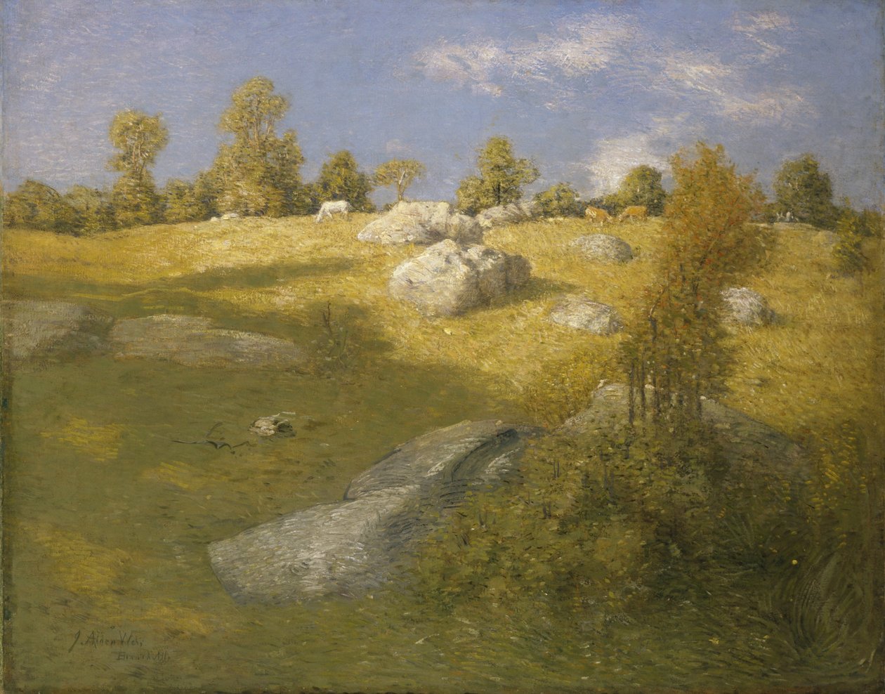 Hoogland Weiland door J. Alden Weir