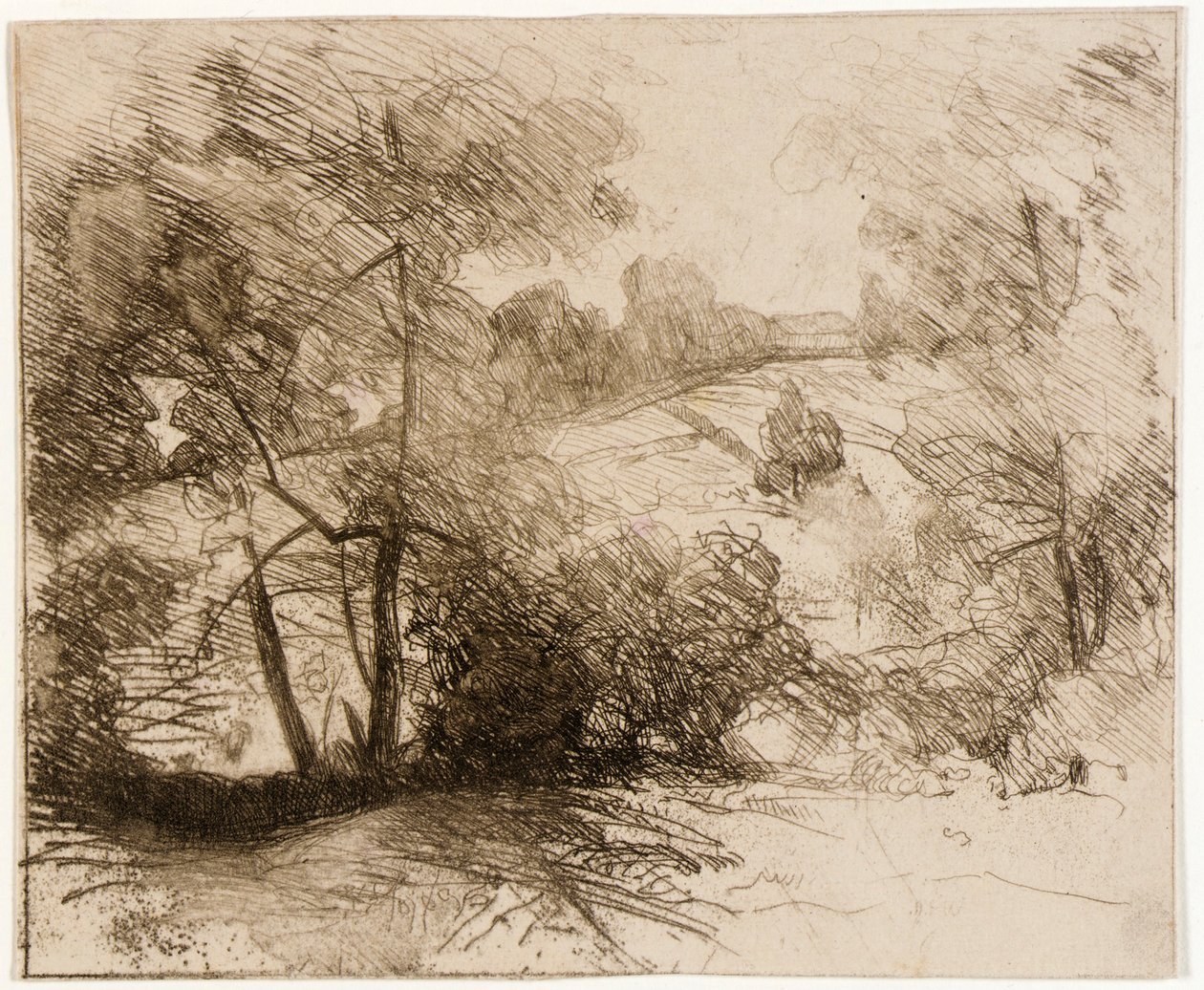 Wilgen door J. Alden Weir