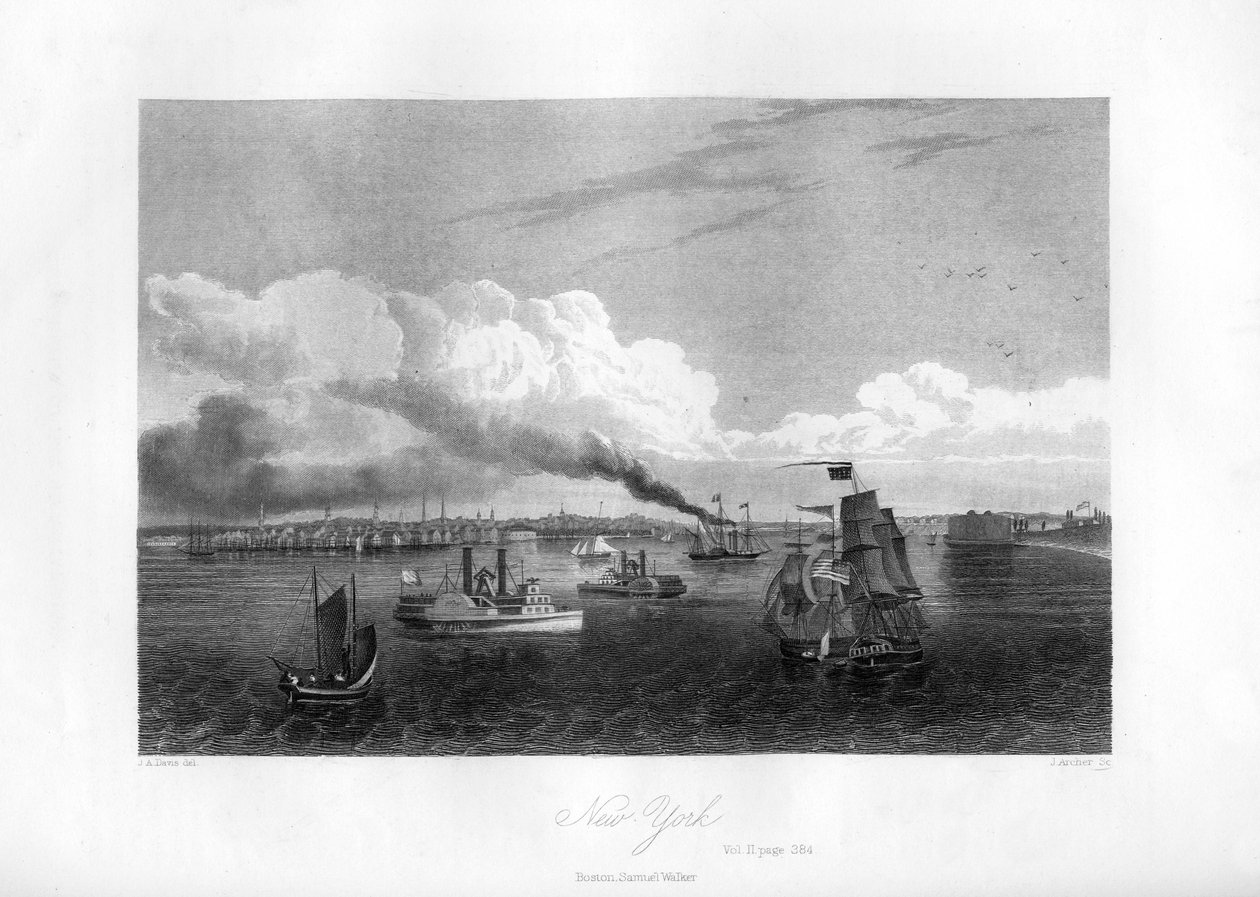 New York, 1855 door J. Archer