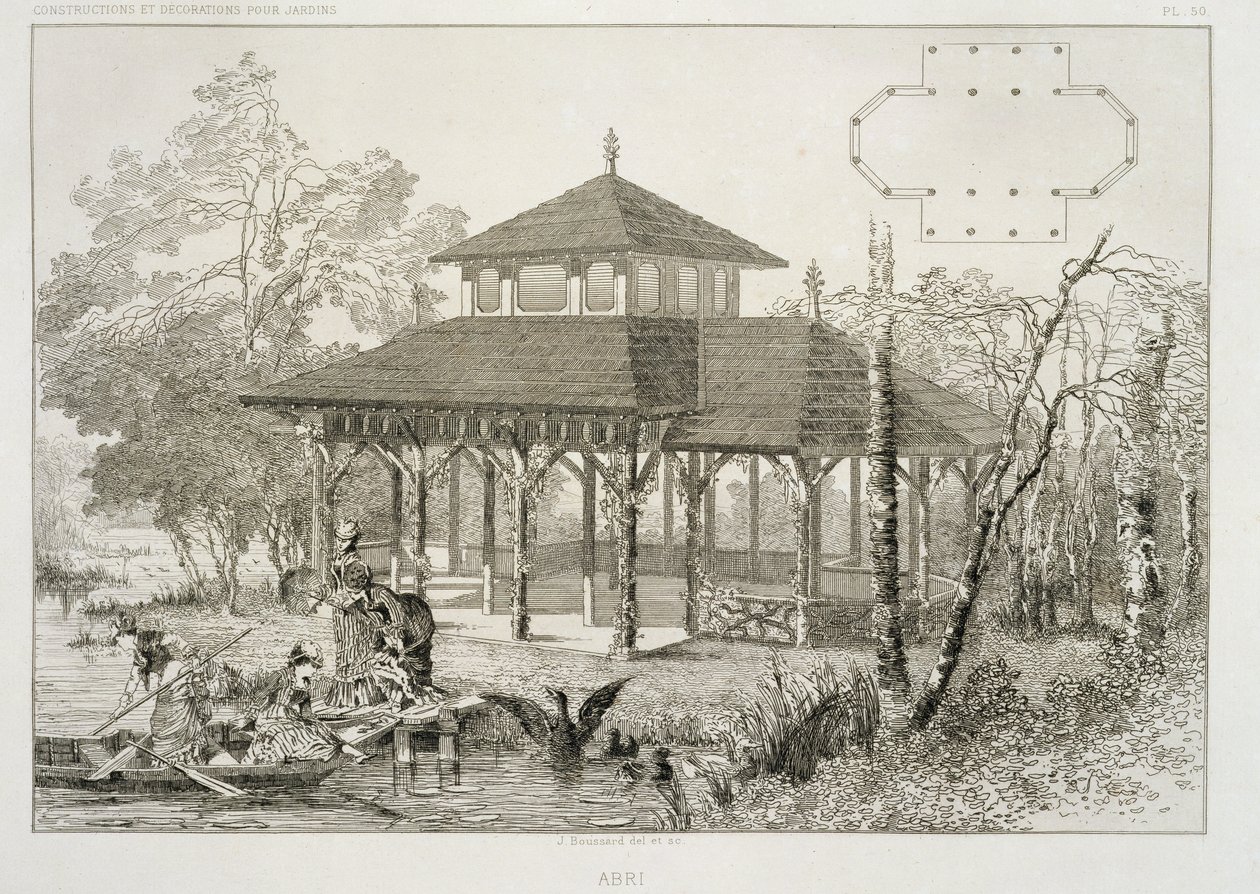 Abri, ca. 1880 door J. Boussard