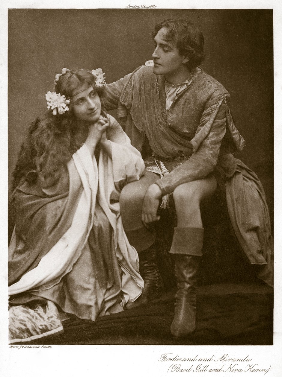 Ferdinand en Miranda, ca. 1900 door J Caswall Smith