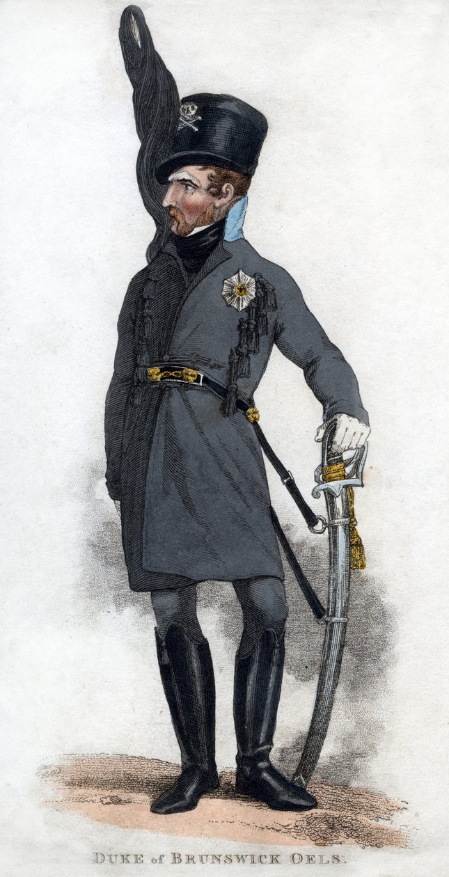 Hertog van Brunswick Oels door J. Chapman