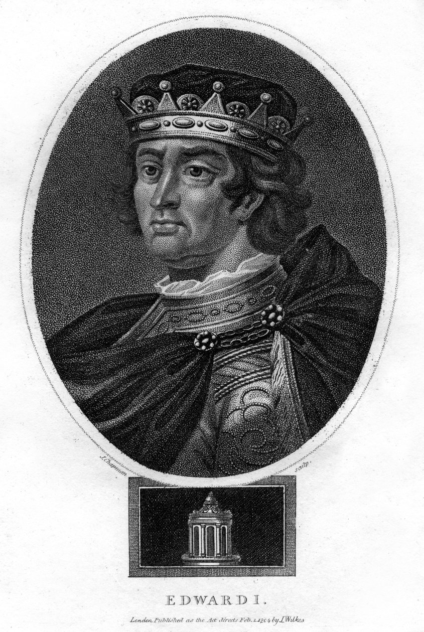 Edward I van Engeland, 1804 door J. Chapman