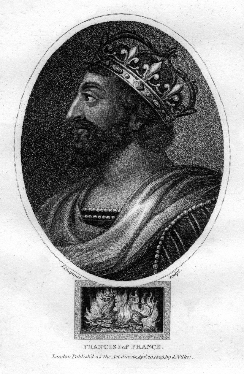 Francis I, Koning van Frankrijk, 1805 door J. Chapman