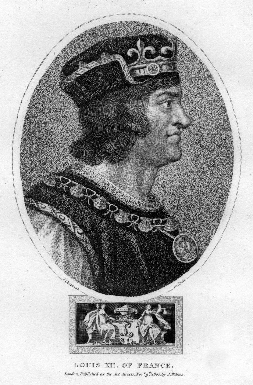 Lodewijk XII, Koning van Frankrijk, 1805 door J. Chapman
