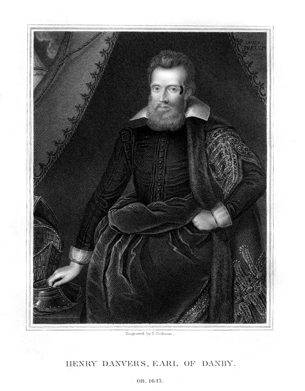 Henry Danvers, Graaf van Danby, 1828 door J. Cochran