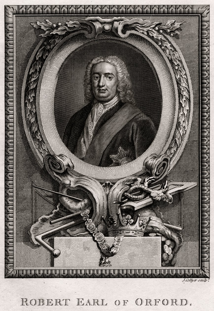Robert Graaf van Oxford door J. Collyer